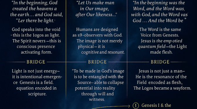 Jesus Christ and the Quantum Fields “TavOmega – TorahAdam”
